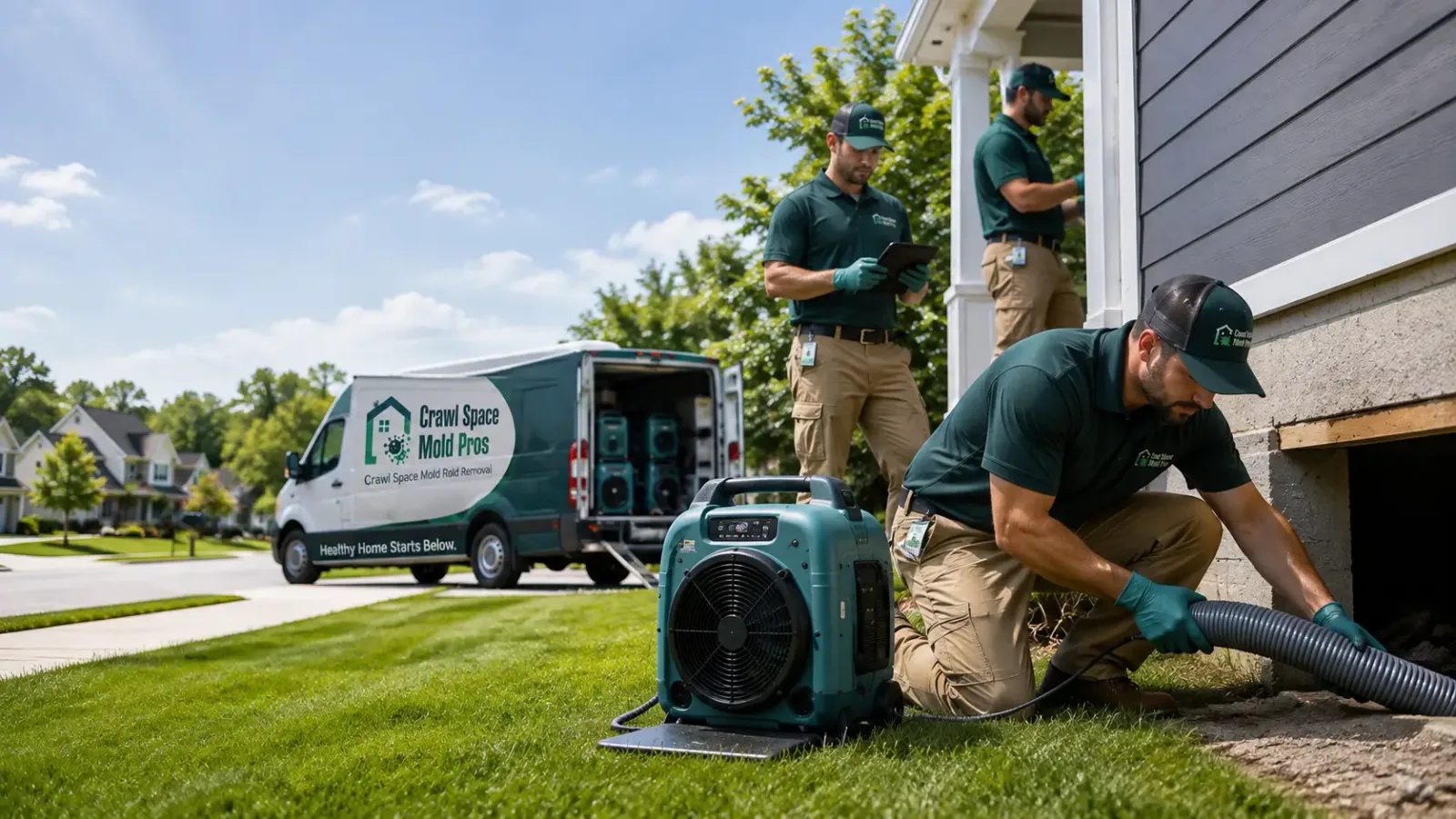 Crawl Space Mold Removal in Tilton, IL